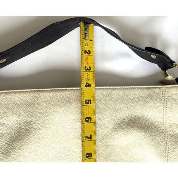 Emma Fox Beige Handbag Two Outside Pockets - Picture 12 of 12